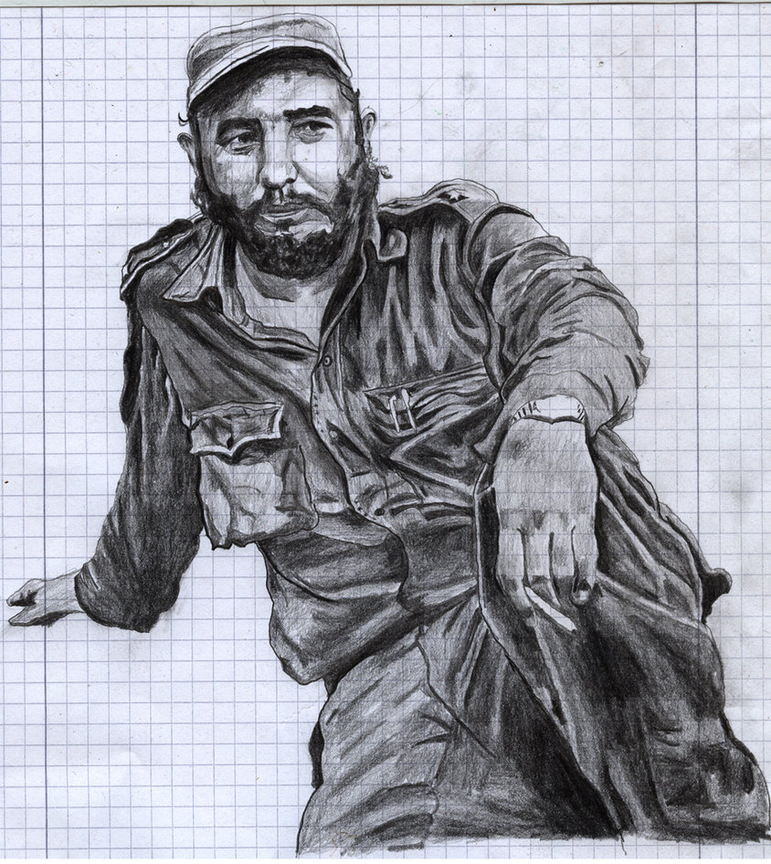 Fidel Castro Drawing Picture
