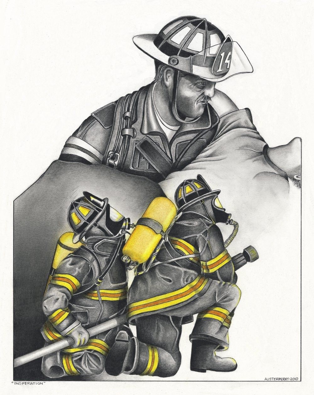Firefighter Drawing Pics