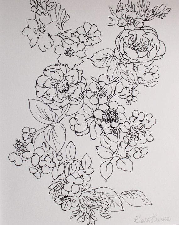 Floral Drawing Amazing