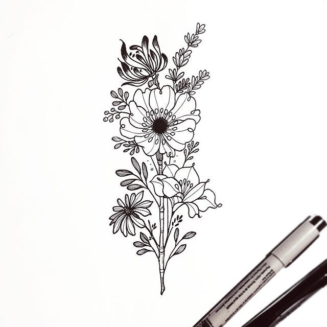 Floral Drawing Pic