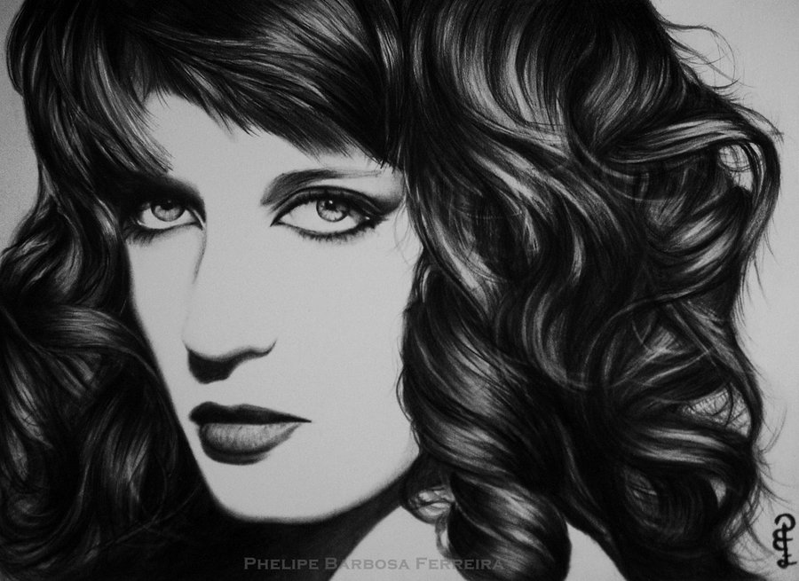 Florence Welch Drawing Art
