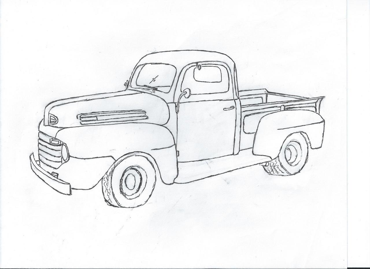 Ford Drawing Art