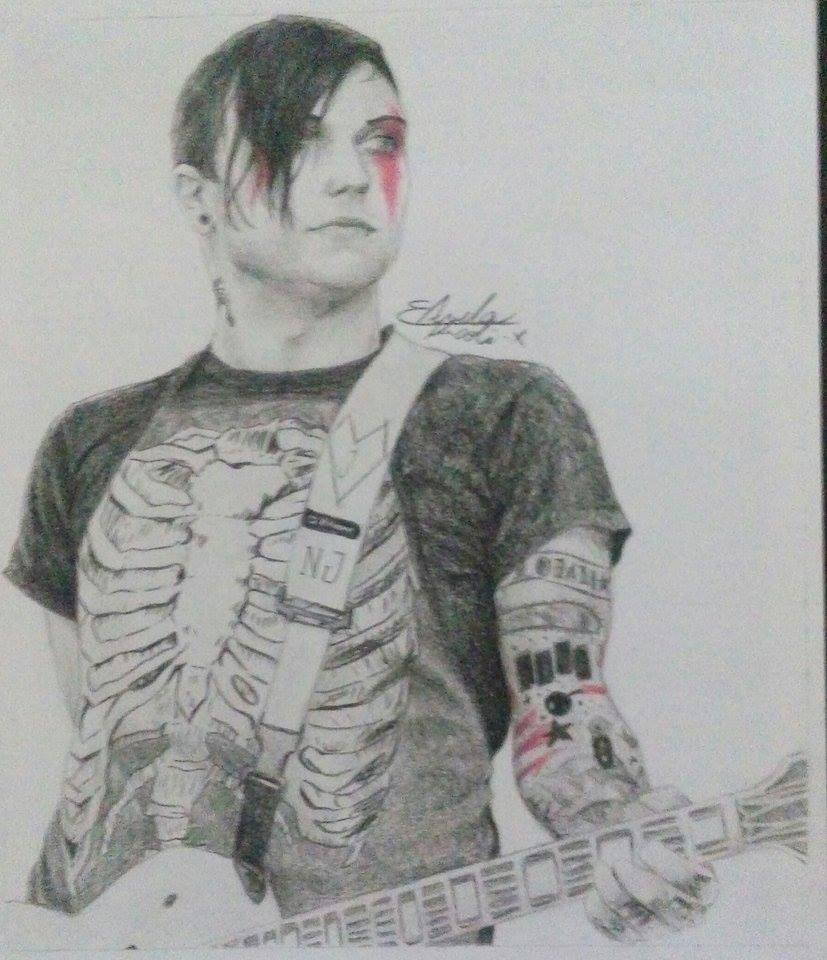 Frank Iero Drawing Sketch