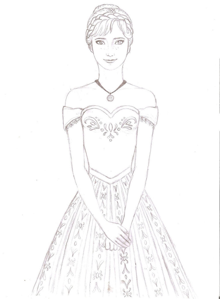 Frozen Anna Drawing Best