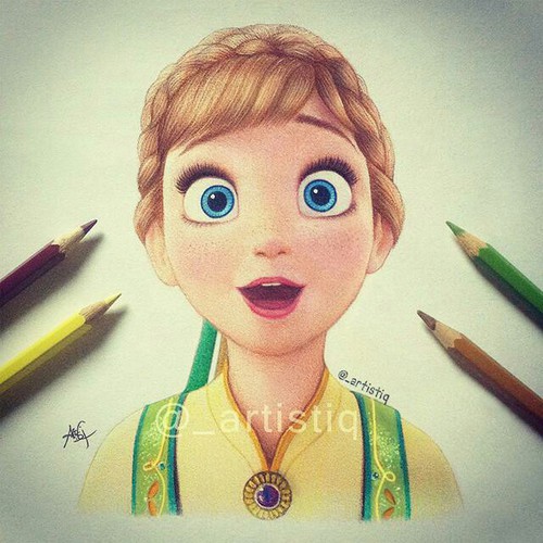 Frozen Anna Drawing Images