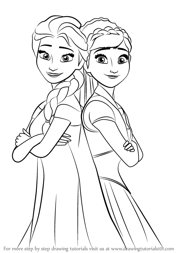 Frozen Easy Drawing Image