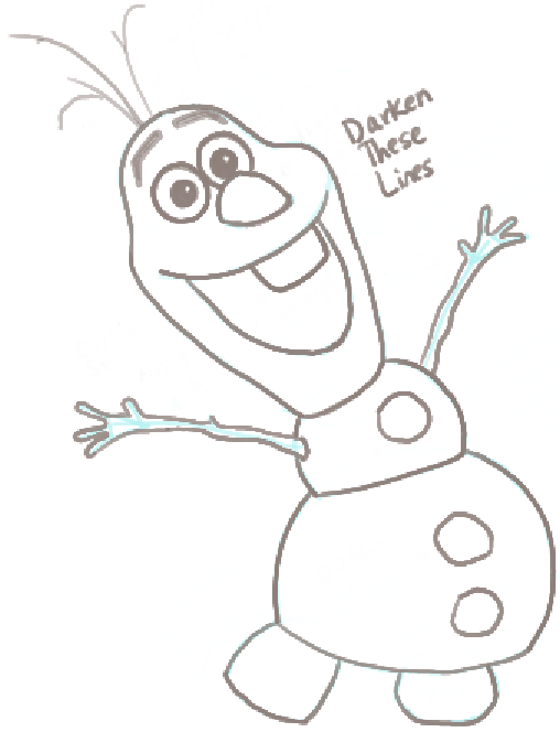 Frozen Easy Drawing Photo