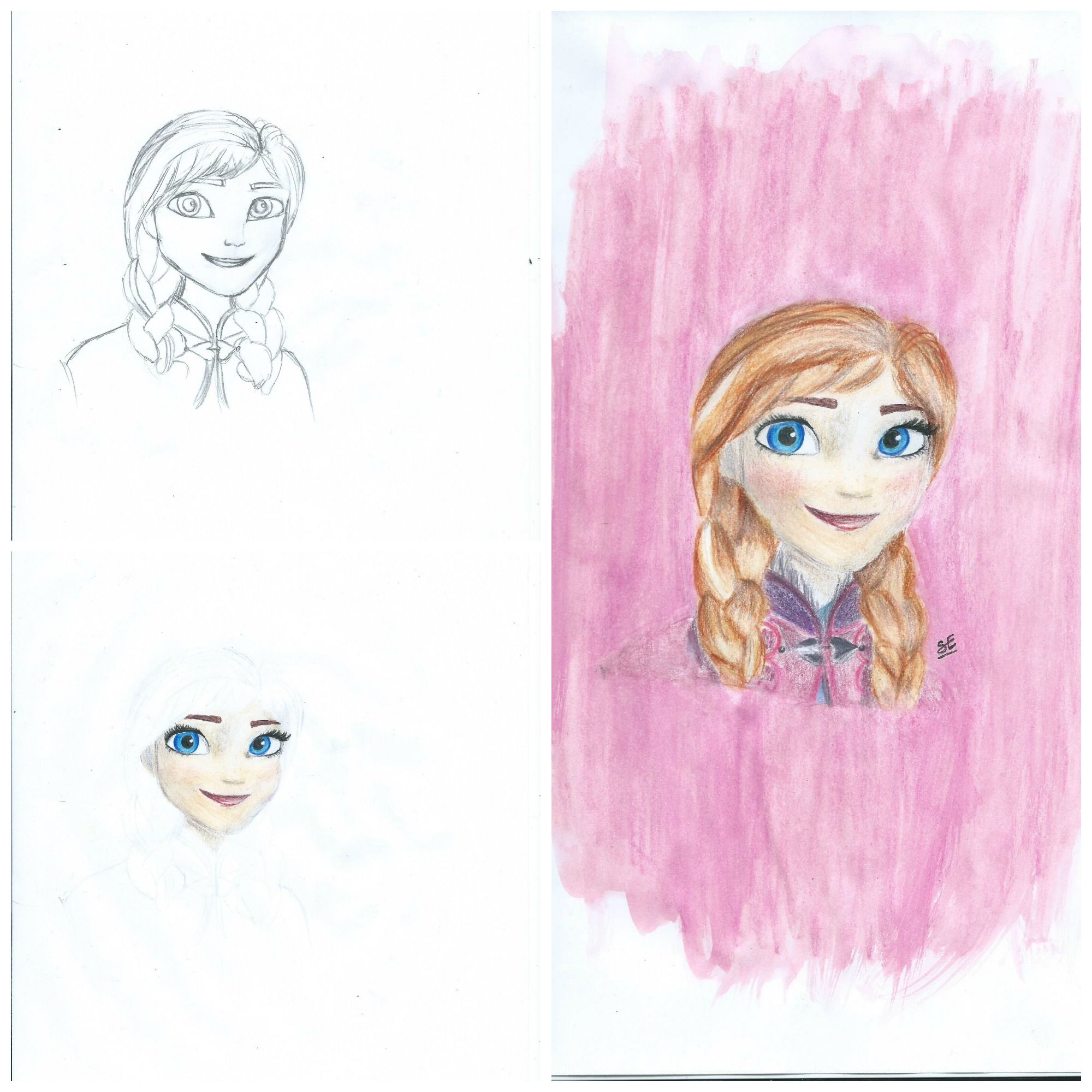 Frozen Hans Drawing