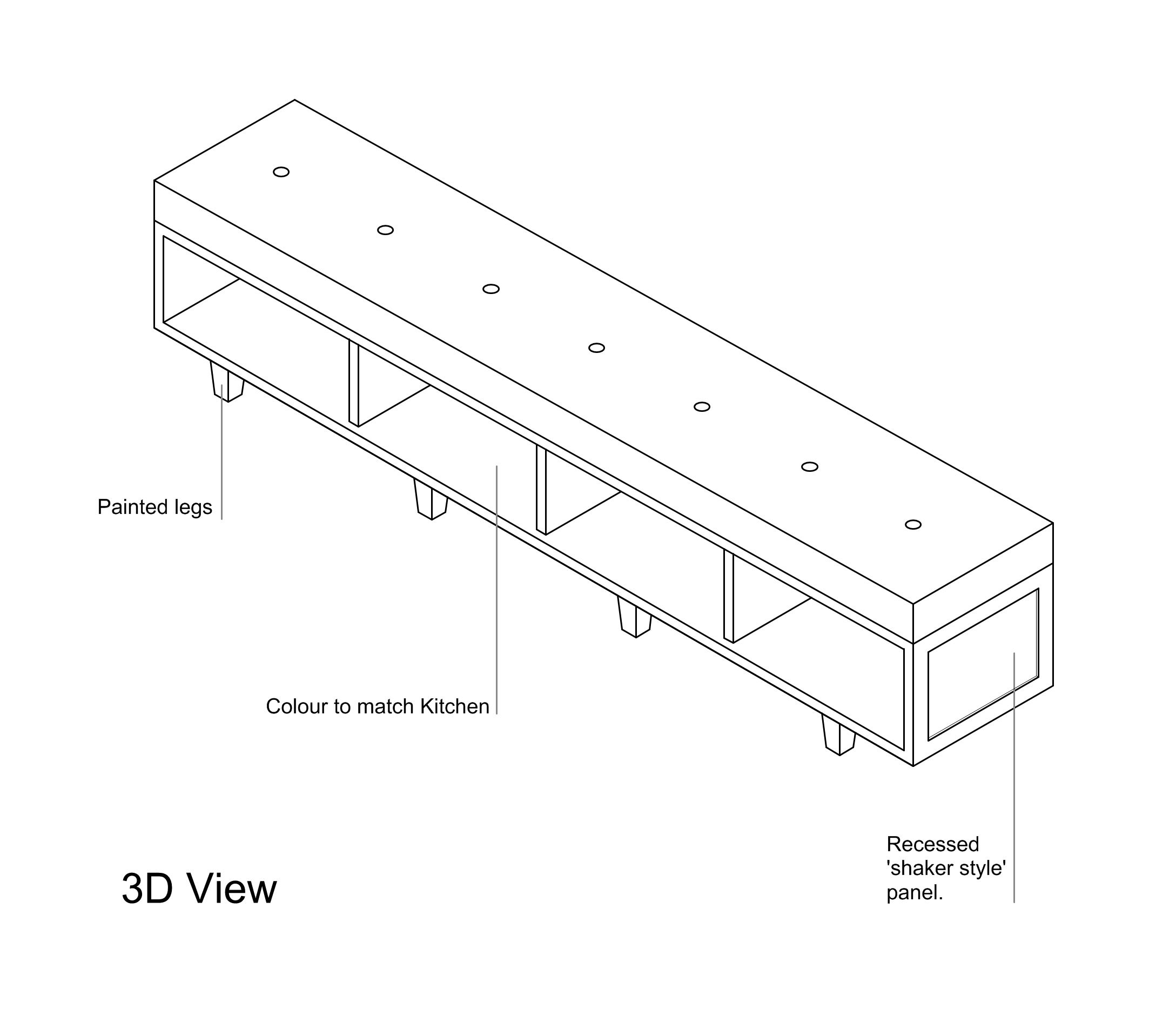Furniture Drawing Realistic