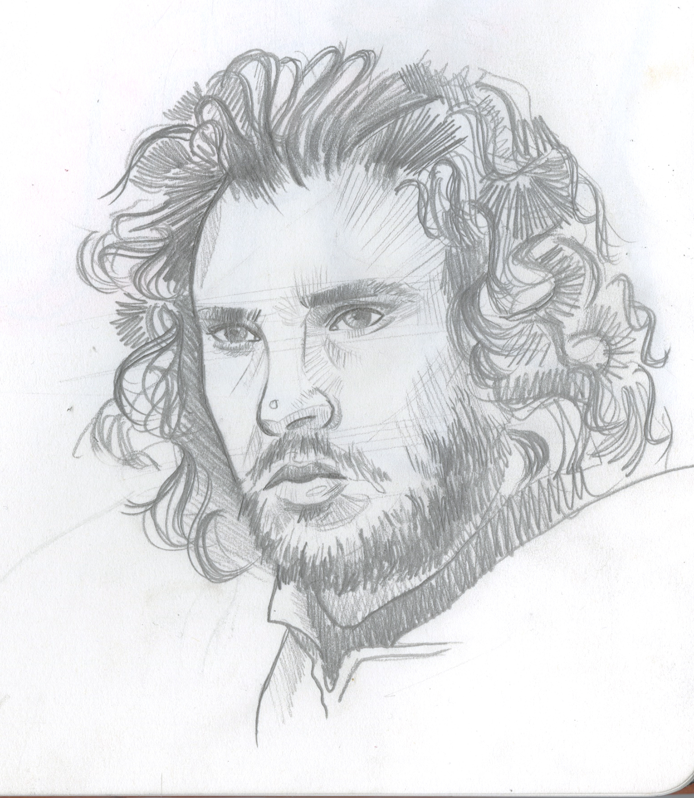 Game of Thrones Jon Snow Drawing Picture