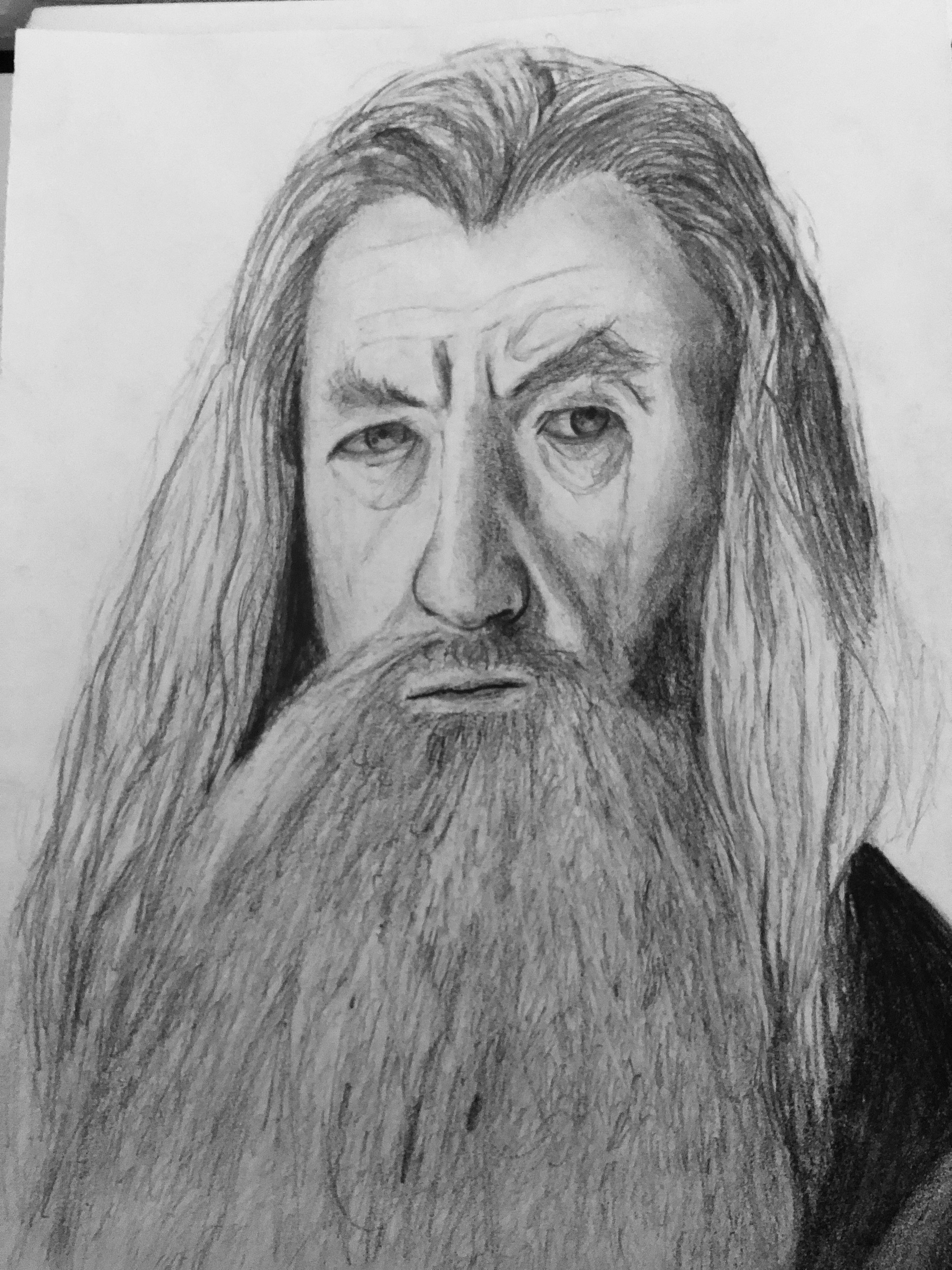 Gandalf Art Drawing