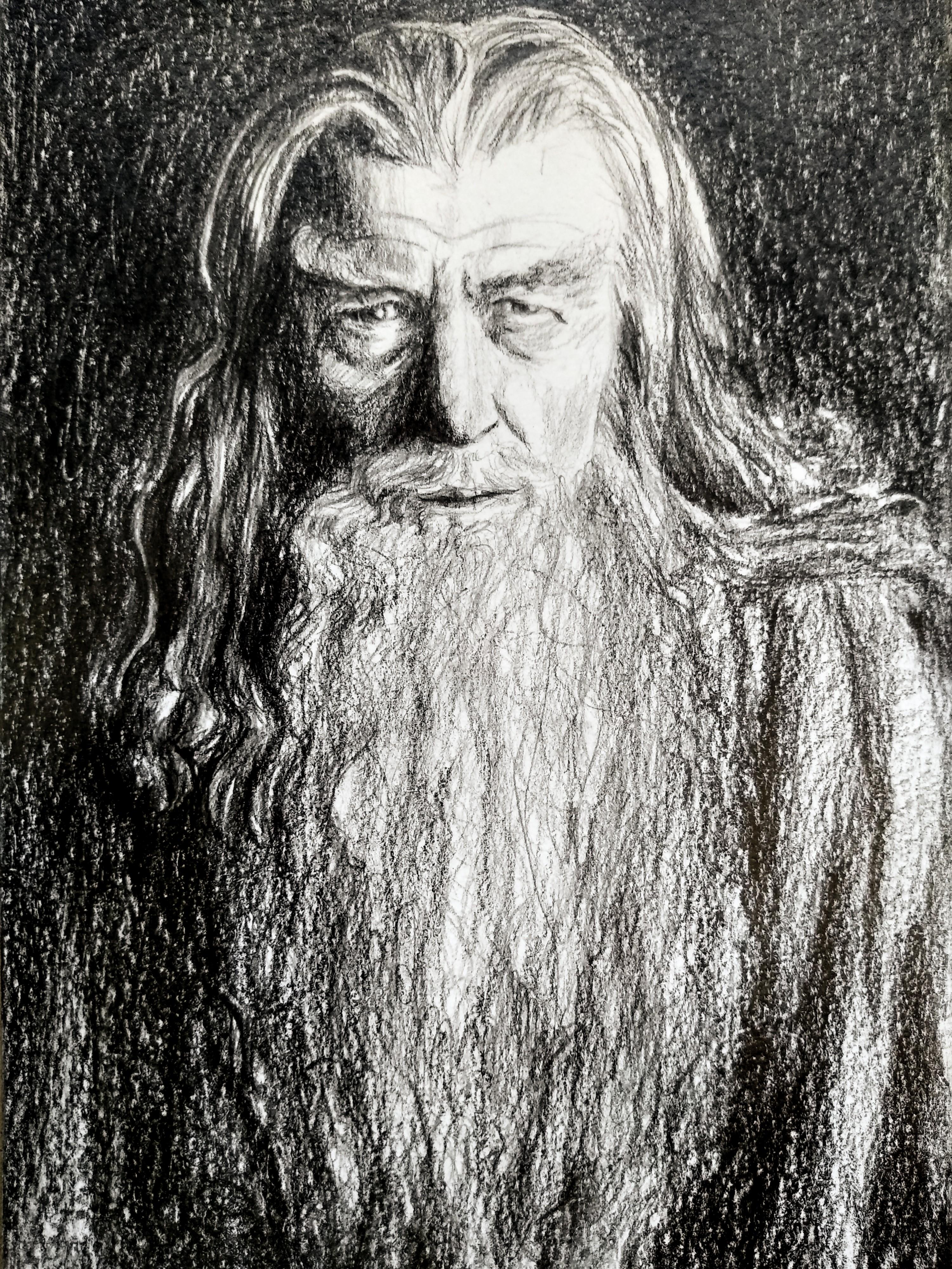 Gandalf Drawing Beautiful Art