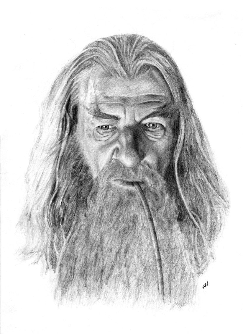 Gandalf Drawing Photo