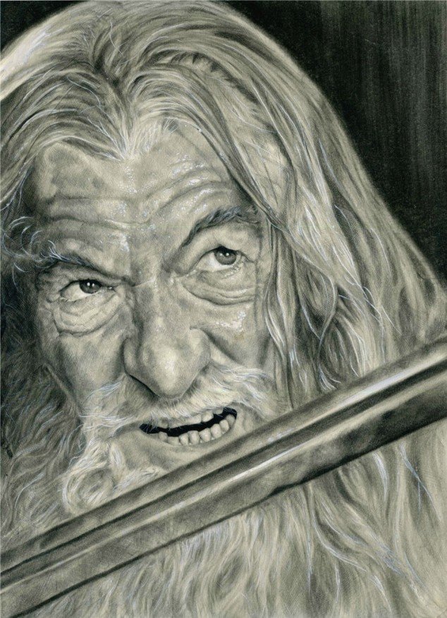 Gandalf Drawing Pictures