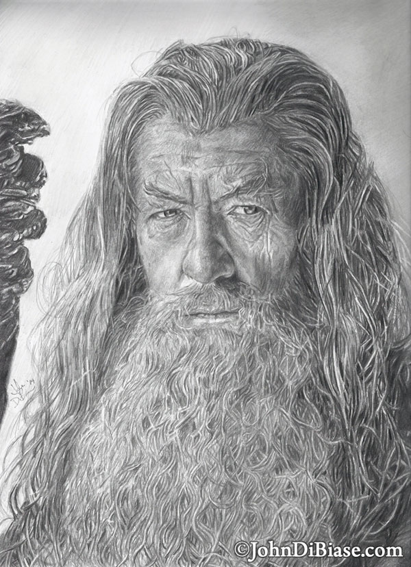 Gandalf Drawing Sketch