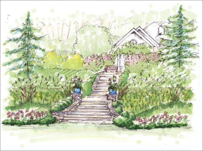 Garden Drawing Amazing