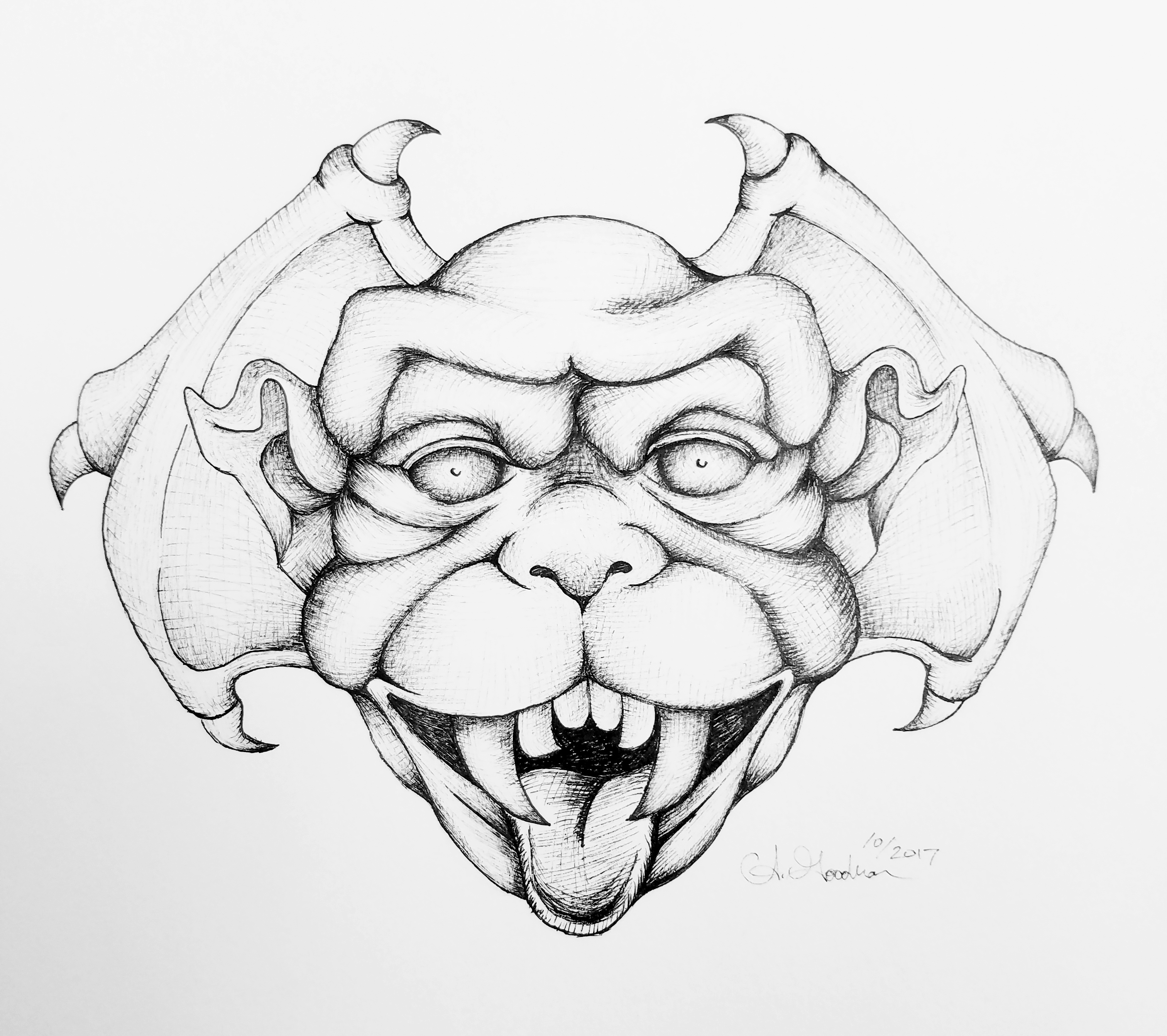 Gargoyle Drawing Image