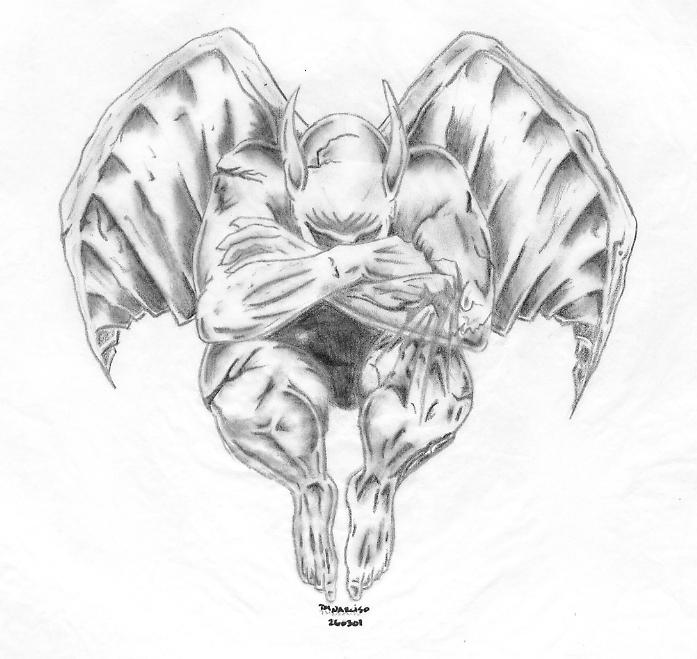 Gargoyle Drawing Sketch