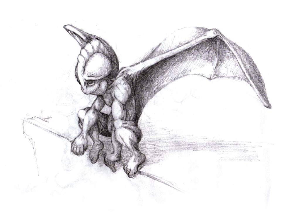 Gargoyle Drawing
