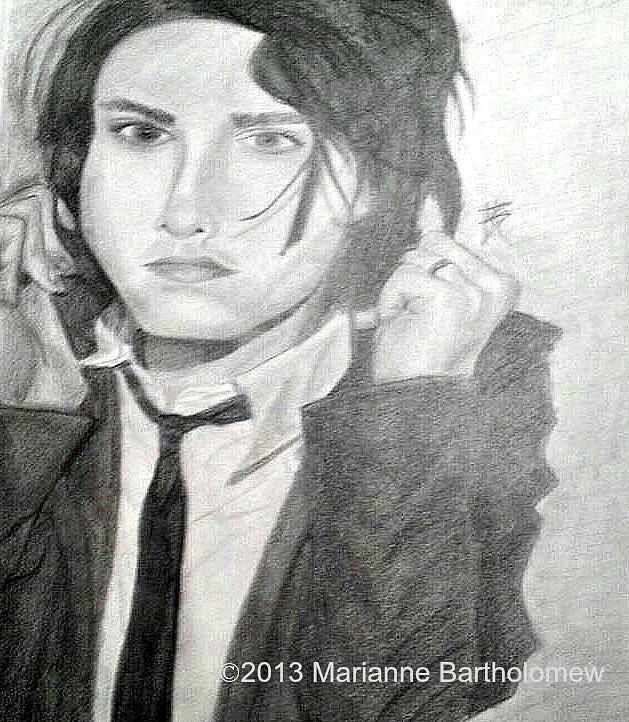 Gerard Way Drawing High-Quality