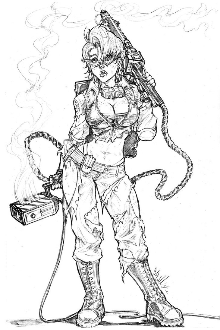 Ghostbusters Drawing Beautiful Image