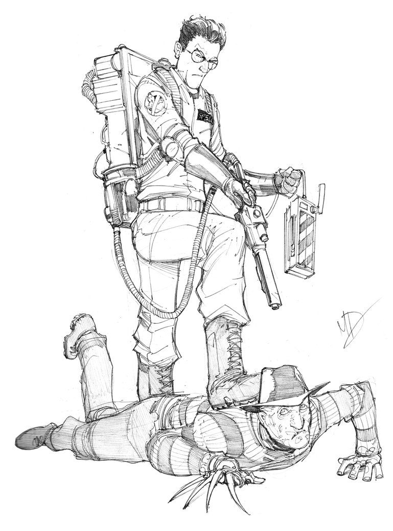 Ghostbusters Drawing