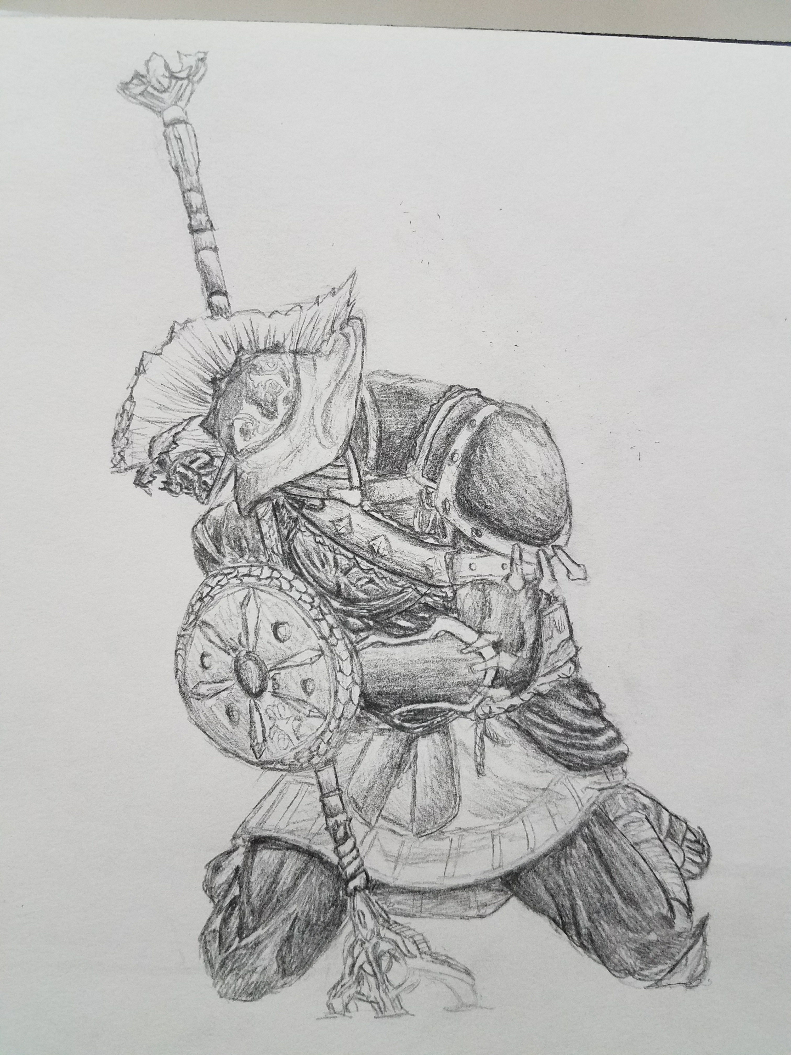 Gladiator Drawing Image