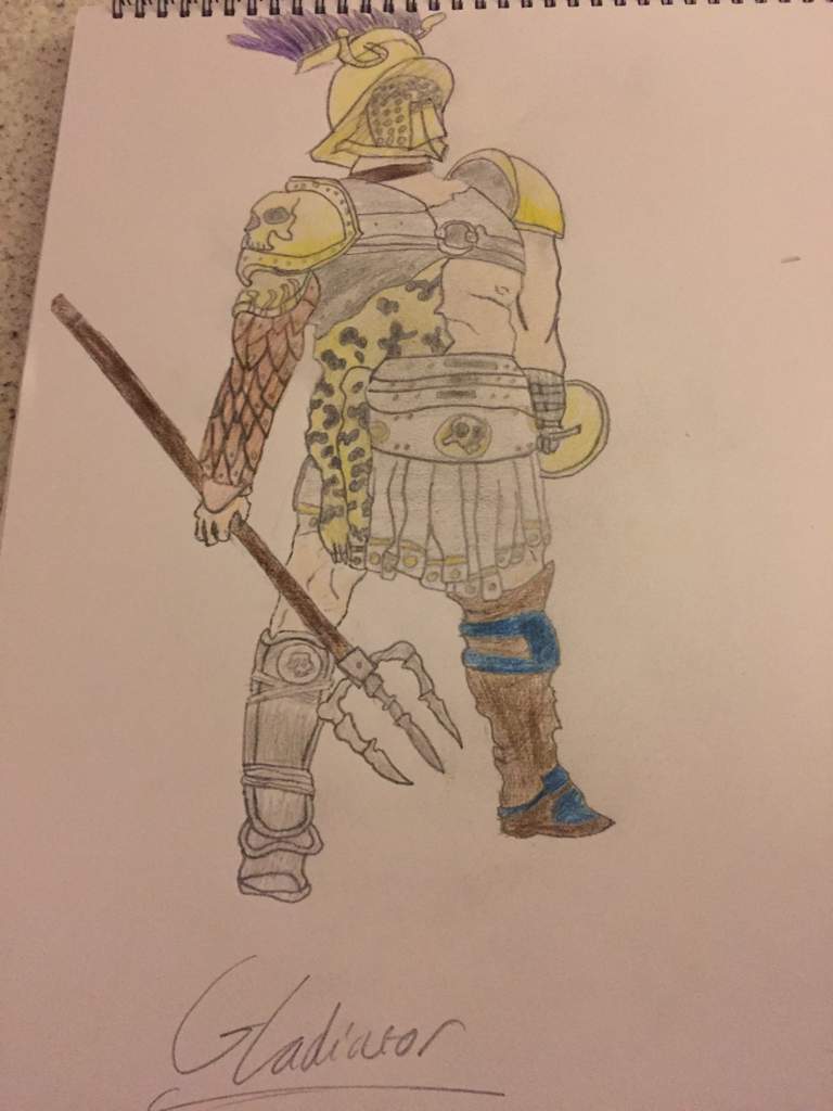 Gladiator Drawing Sketch