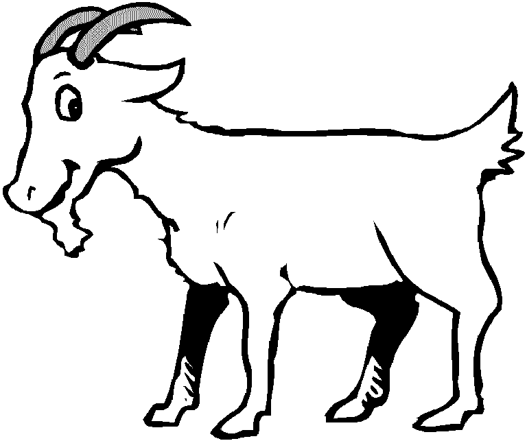 Goat Drawing Beautiful Image