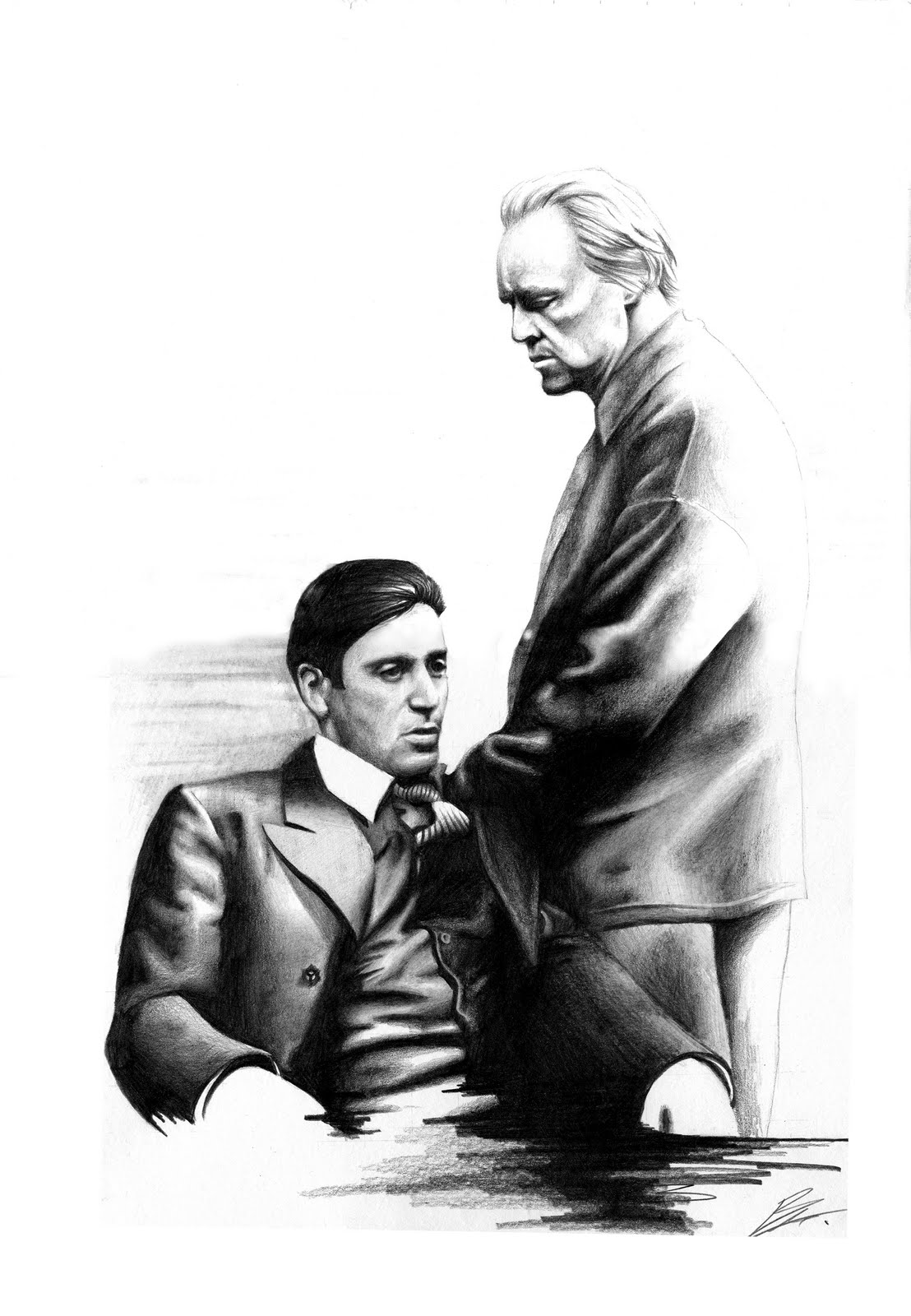 Godfather Drawing Pic