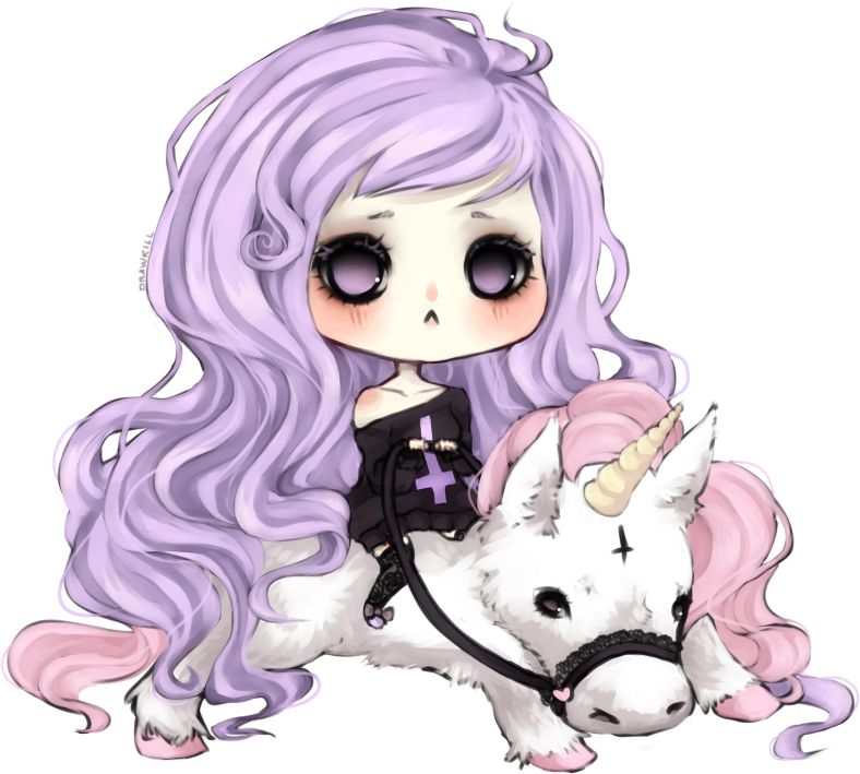 Gothic Chibi Drawing Amazing