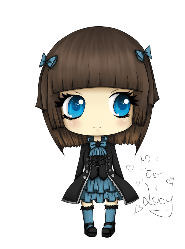 Gothic Chibi Drawing Pic