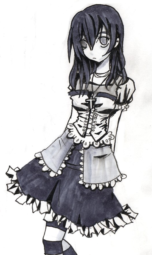Gothic Girl Drawing Best