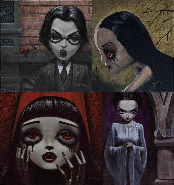 Gothic Vampire Drawing Pics