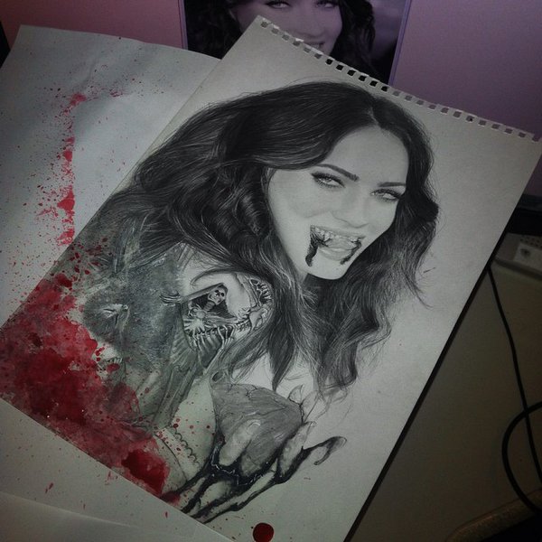 Gothic Vampire Drawing Realistic