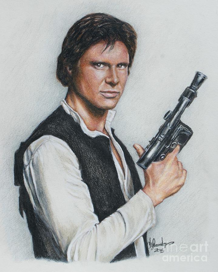 Han Solo Drawing Amazing