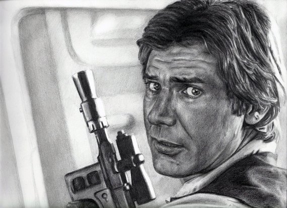 Han Solo Drawing Creative Art