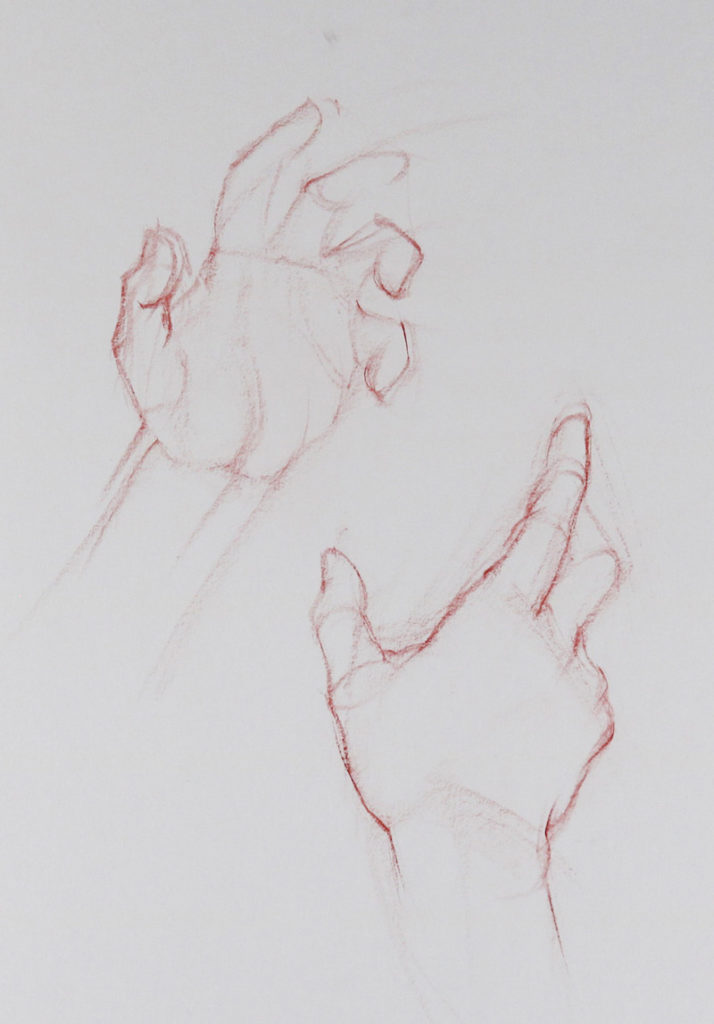 Hands Drawing Beautiful Image