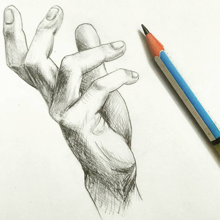 Hands Drawing Image