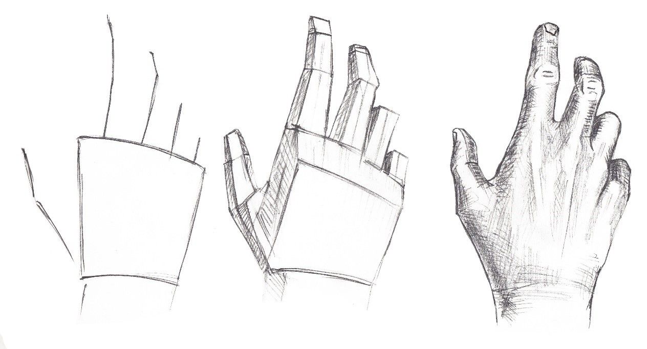 Hands Drawing Realistic