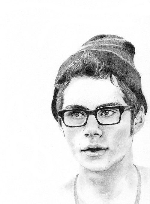 Handsome Dylan O Brien Drawing Photo