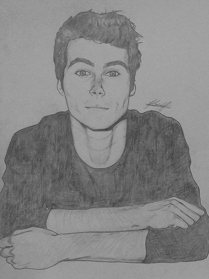 Handsome Dylan O Brien Drawing Picture