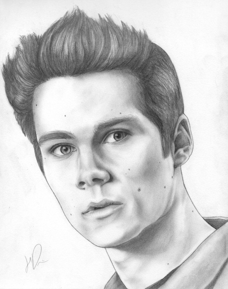 Handsome Dylan O Brien Drawing