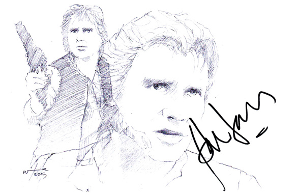 Harrison Ford Drawing Amazing