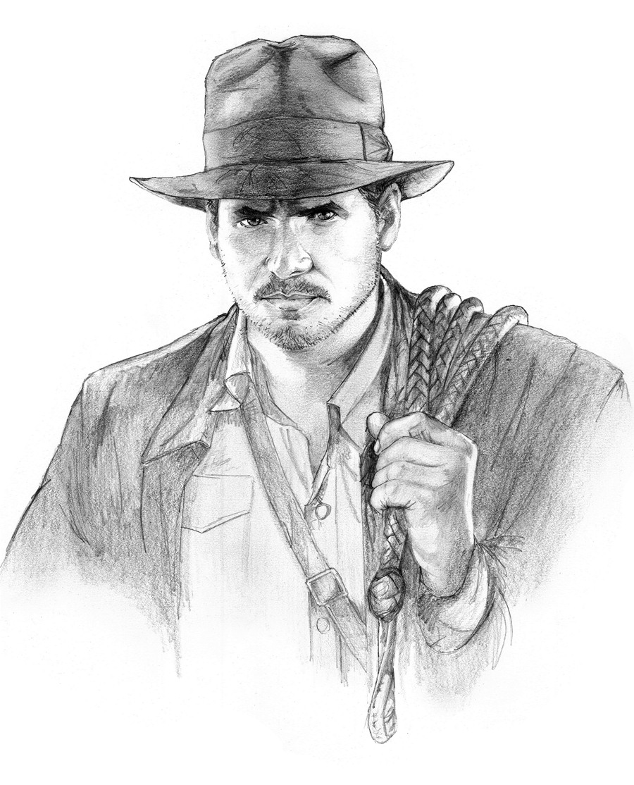 Harrison Ford Drawing Sketch