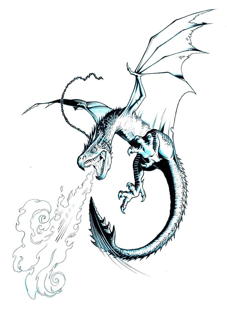 Harry Potter Dragon Drawing Image