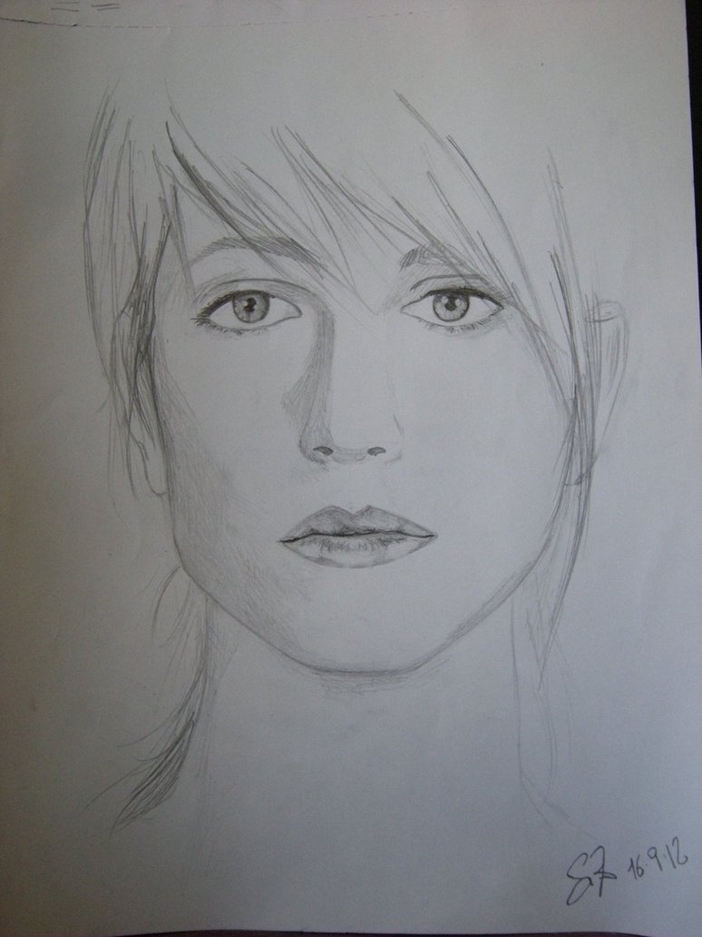 Hayley Williams Drawing Beautiful Image