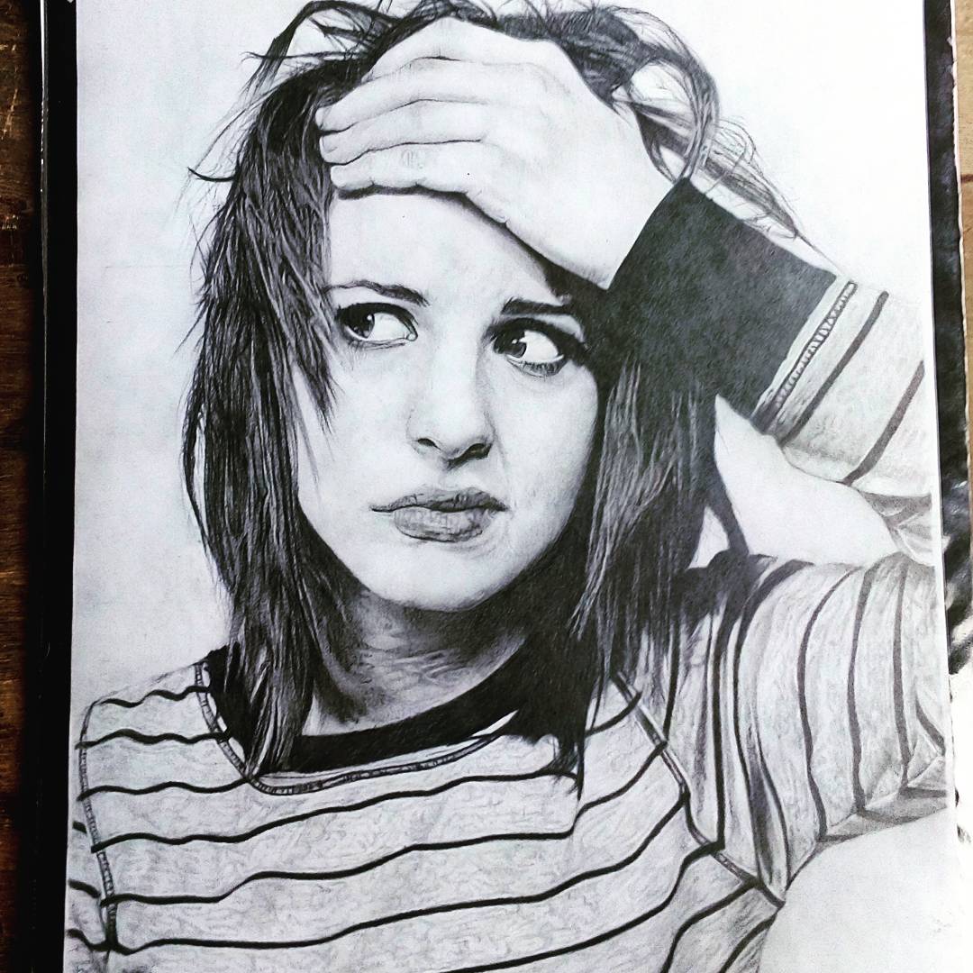 Hayley Williams Drawing High-Quality