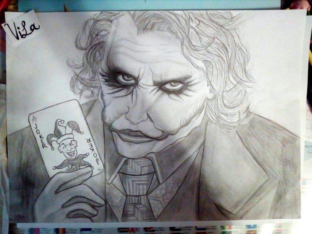 Heath Ledger Joker Drawing Photo