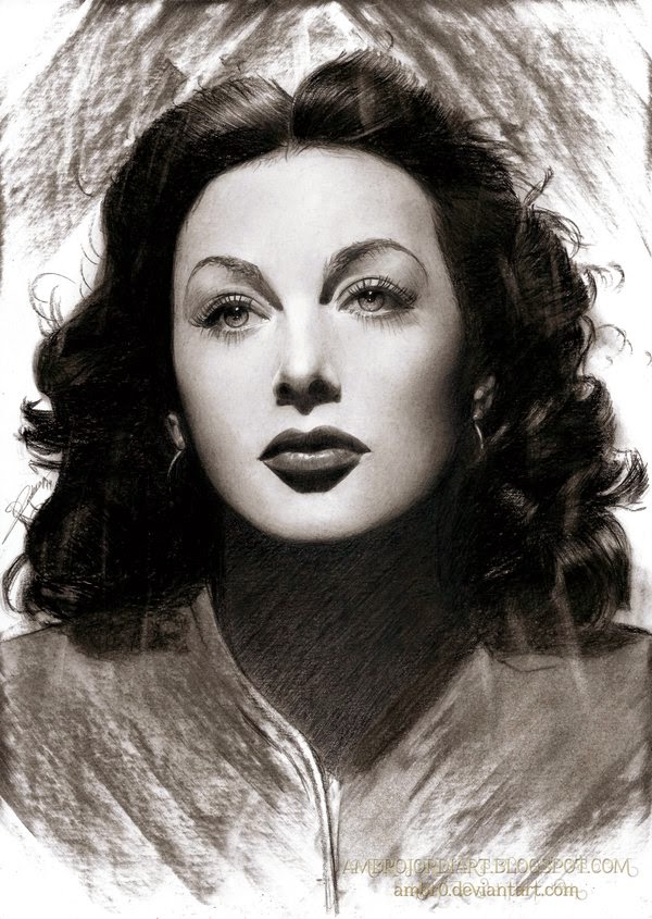 Hedy Lamarr Drawing Photo